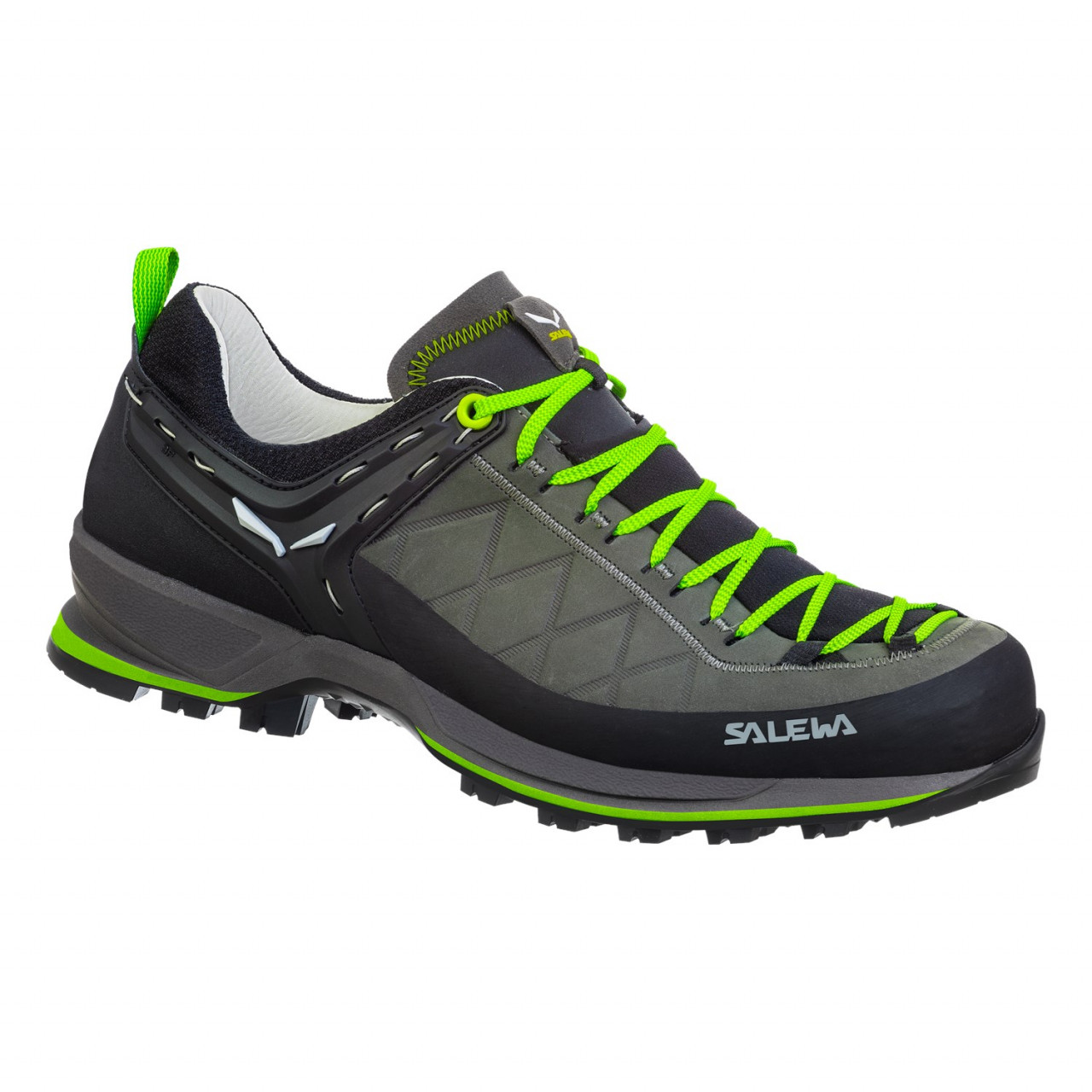Zapatillas De Montaña Salewa Mountain Trainer Cuero Hombre Negros/Verdes Mexico (DO1574936)